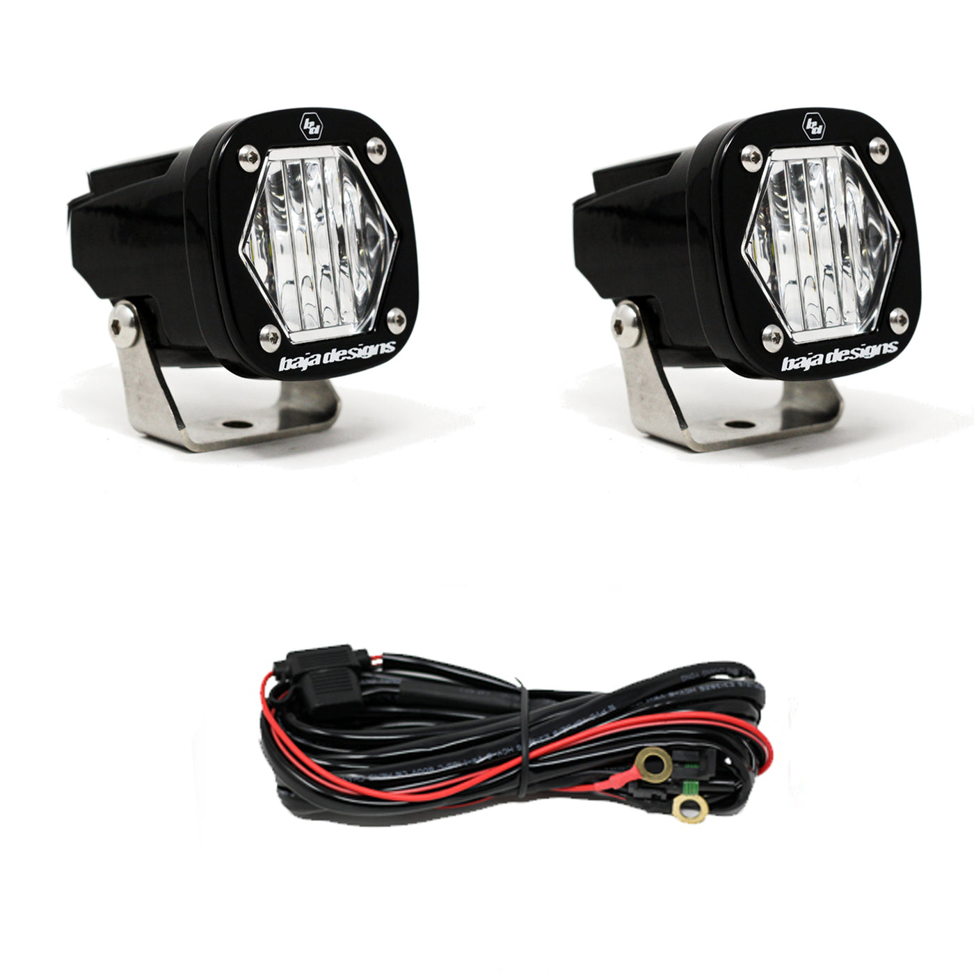 Baja Designs S1 Black LED Auxiliary Light Pod Pair - Universal