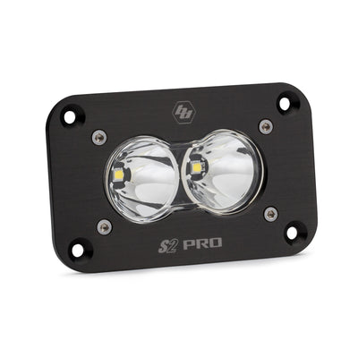 Baja Designs S2 Pro Black Flush Mount LED Auxiliary Light Pod - Universal