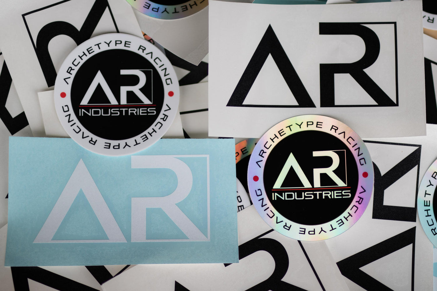 ARCHETYPE RACING Round & Die Cut Stickers